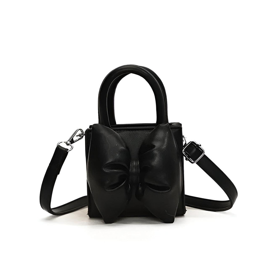 Trendy Women’s Crossbody Bag with Removable Strap and Decorative Leather Knot - Ideal for Casual and Formal Wear