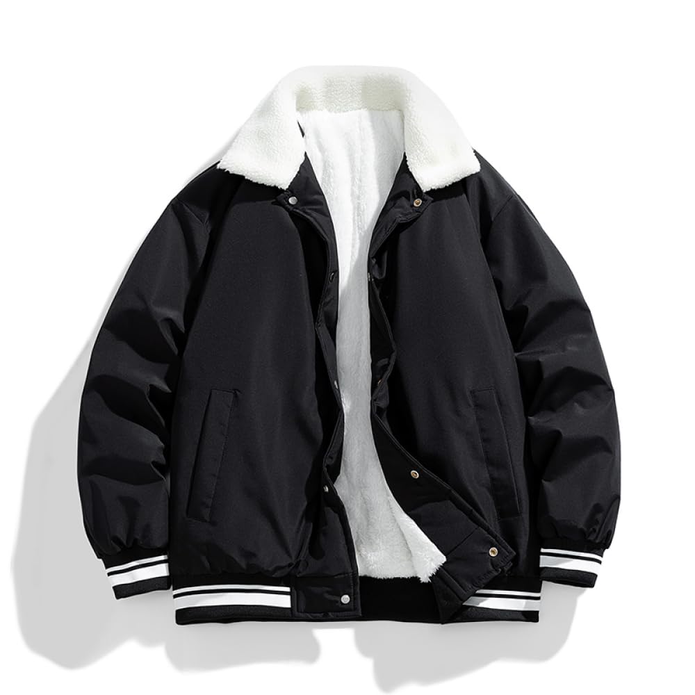 Men's WaterProof Jacket Updated Full Lined White Fur