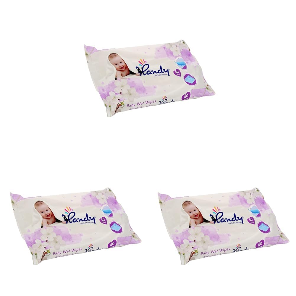 Handy Baby Wet Wipes Pack of 120 Wipes
