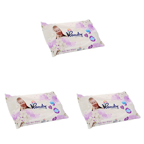 Handy Baby Wet Wipes Pack of 120 Wipes