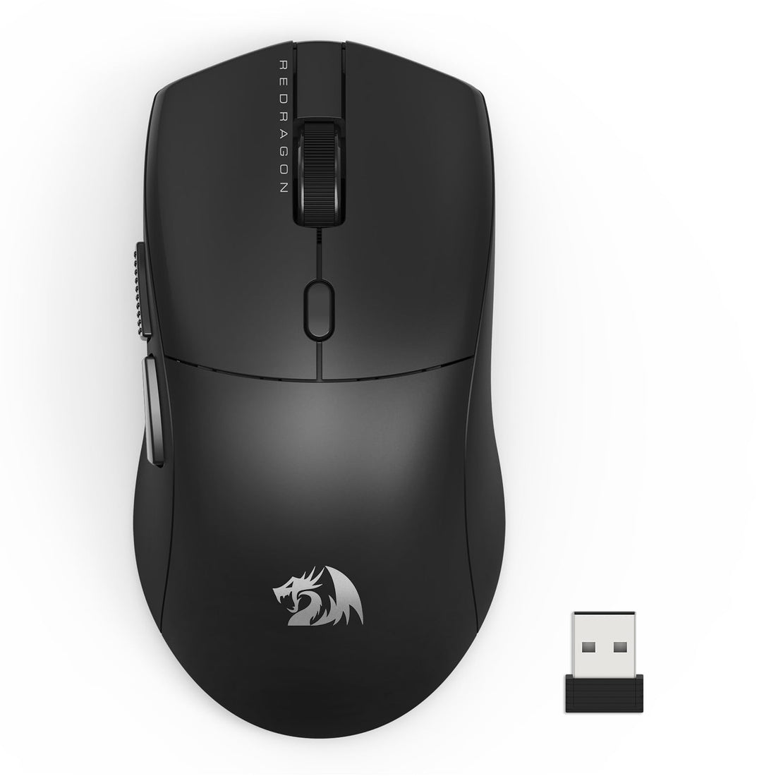 Redragon 3-Mode Wireless Gaming Mouse, Ultra-Light 26K DPI Gaming Mouse, Full Programmable Buttons, Software Supports DIY Keybinds & Adjustable DPI, M815PRO