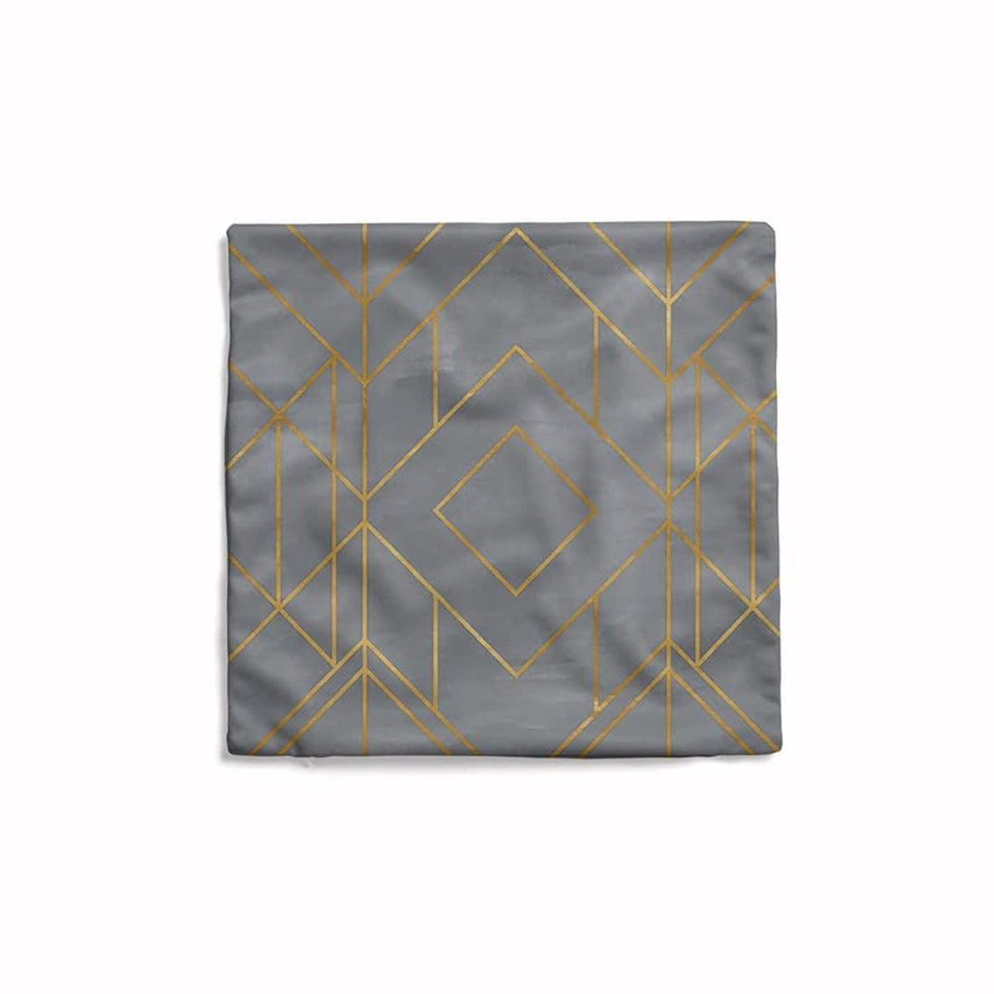 ART MOOD HOME Canvas Golds Grey Cushion cover Grey * Gold 40x40 CM