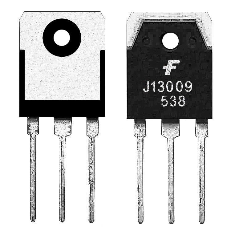 Essie Transistor 2Pcs - FJP13009 FJP 13009 J13009 J1 3009 J13 009 Chipset Integrated Circuit IC - TO-3P 700V 12A NPN Power Transistor