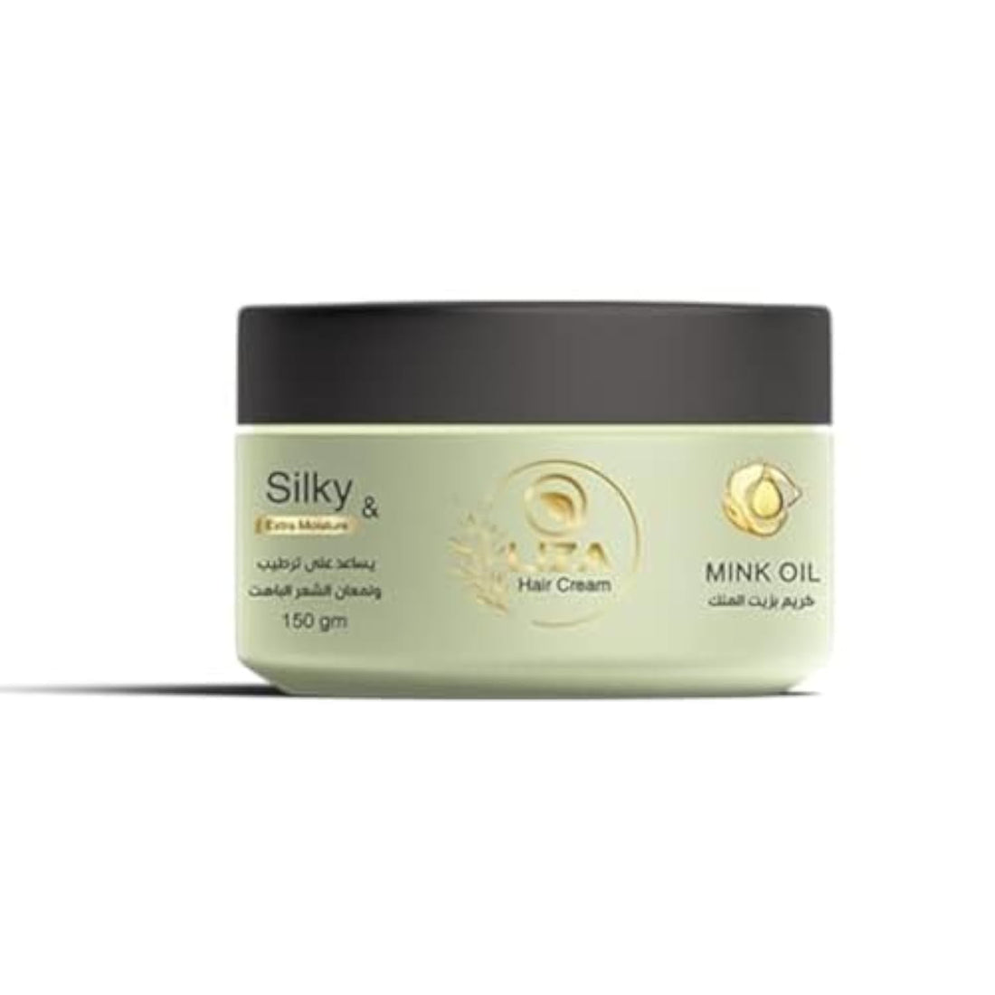 Liza Cream Liza Hair Cream Mink Oil to moisturize and shine during the greasy hair 150 Gm