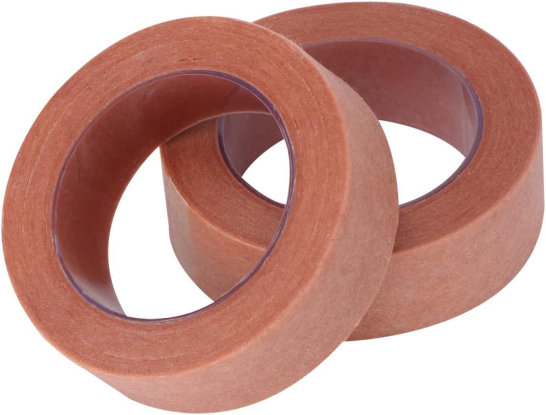 Lash Tape 1pc roll Eye Tools Simple Tool Micropore Beauty Pads Isolation Adhesive Extension Eyelash Supplies Under Fabric Skin Aid Sensitive Salon Fiber Patches First Makeup-BROWN