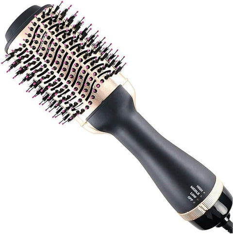 4 in 1 Hair Styler and Dryer with 4 Attachments Curling Iron Hair Dryer Straightener for Home Salon Use EN-4117