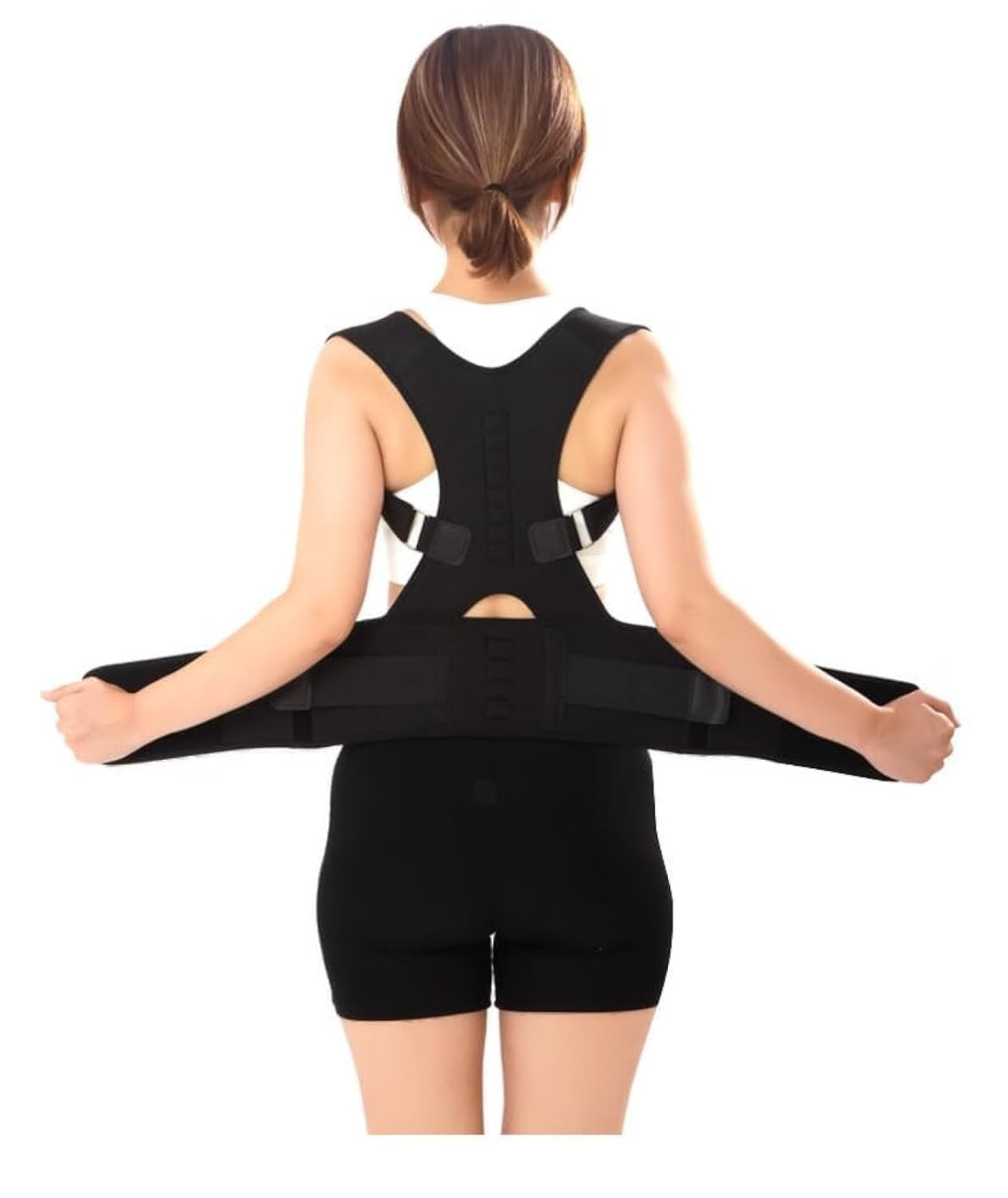 Thoracic Back Brace Posture Corrector- Magnetic Lumbar Back Support Belt-Back Pain Relief, Improve Thoracic Kyphosis, for Lower and Upper Back Pain Men & Women (XL)
