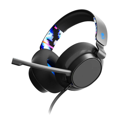 Skullcandy SLYR Wired Over-Ear Gaming Headset for PC, Playstation, PS4, PS5, Xbox, Nintendo Switch - Blue Digi-Hype