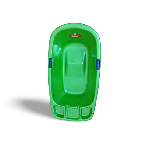 Baby Bath Tub - Comfortable and Safe Design - Green - Roll