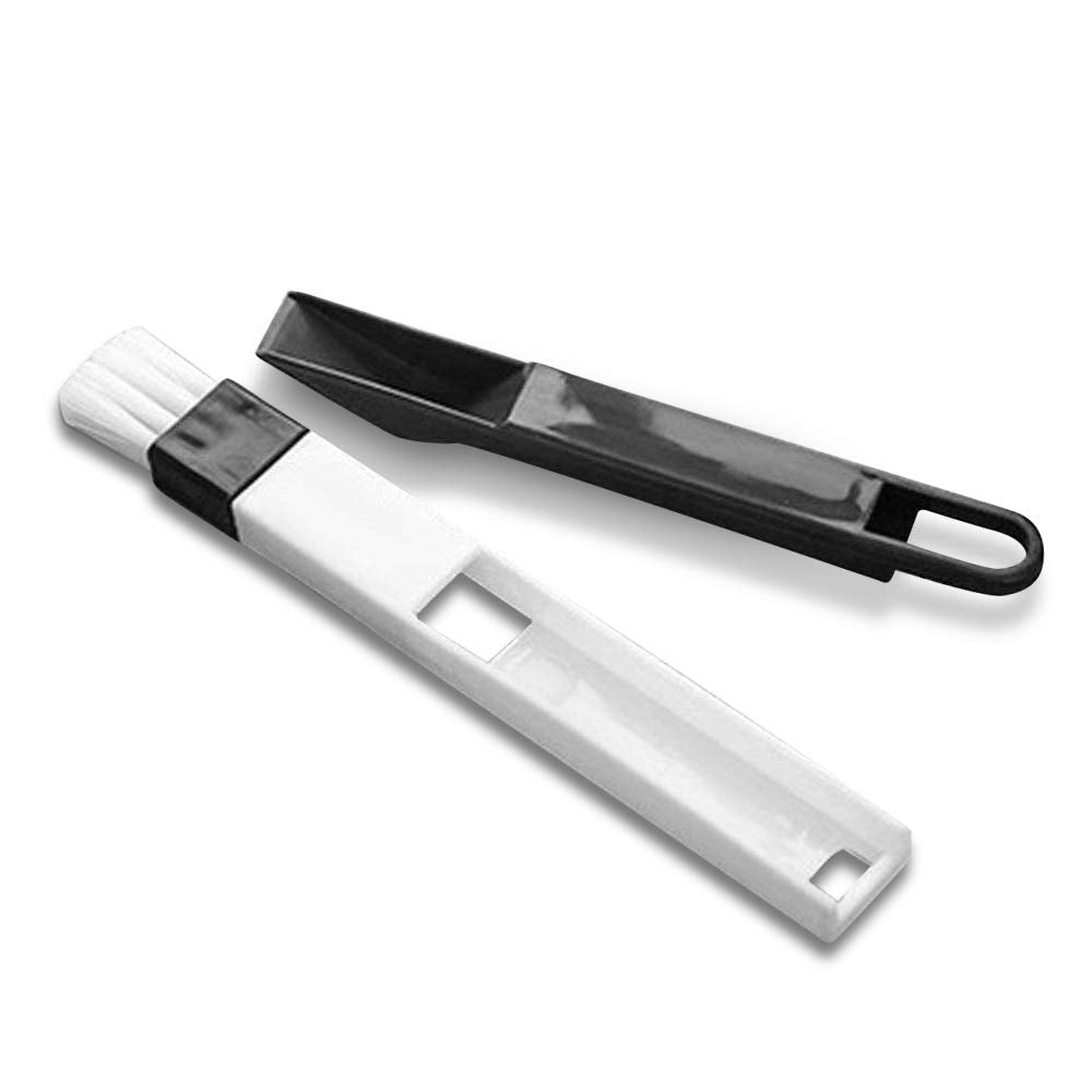 Eutuxia Mini Cleaning Brush with Detachable Dustpan. Clean up Windows Track Gap, Window Sills, Keyboards, Corner Crannies & More with Cleaning Sweeper! Great Ideal Home & Kitchen Tool.