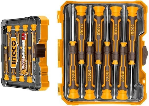 Ingco Precision Screwdriver Set (8-Pieces)