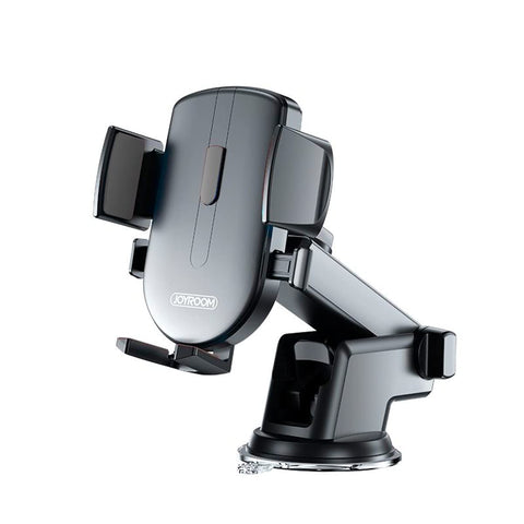 Joyroom JR-OK3 Car Phone Holder – Dashboard & Windshield Mount – Black 360° Rotation | Telescopic Arm | One-Hand Operation Fits 4.0–7.0″ Phones | Strong Suction | Stable Driving | 12 Months Warranty