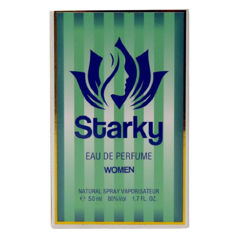 Starky Eau De Perfume Natural Spray Vaporisateur For Women-Green-50ml
