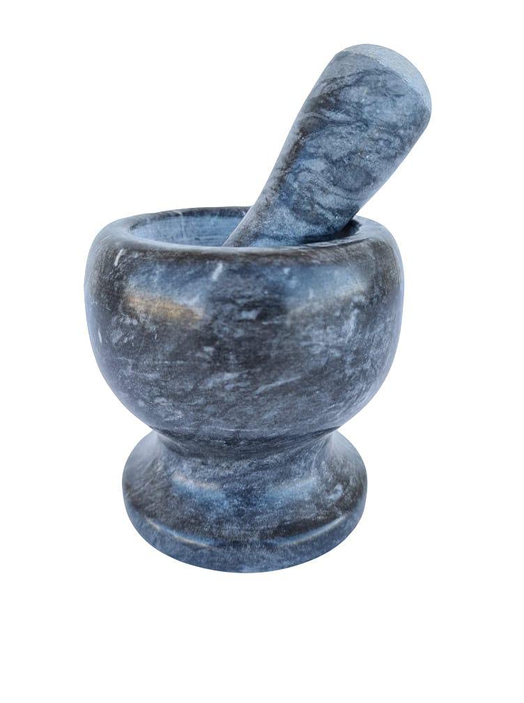 Small Marbel Mortar For Crushing Herbs And Spices - Multi color