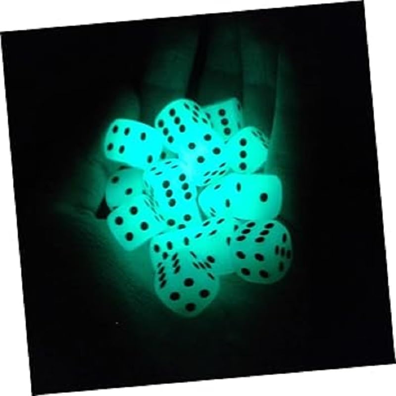 6 Pcs Acrylic Dice Game Accessories - Party Favors