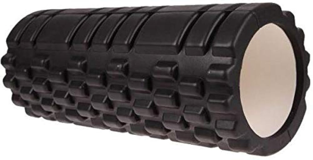 Foam Yoga Roller black EVA Point Yoga Massage Fitness Home Gym Pilates Physio Back Exercise QL024