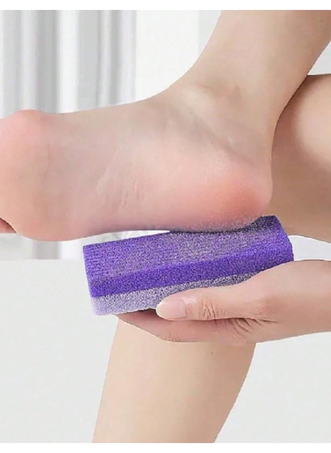 Women's Foot Pumice Stone Exfoliating File, Dead Skin Remover, Salon Scrub Pad, Rubbing Board, Callus Remover For Hand And Body, Used For Household Personal Cleaning & Care Tools