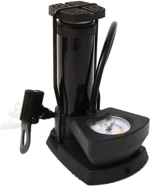 Mini Air Pump, Portable Foot Inflator Tire Inflator with Pressure Gauge for Car Bike, Tire Inflator Portable Bike Pump, Mini Bike Pump, Hand Air Pumps - by Rana Store