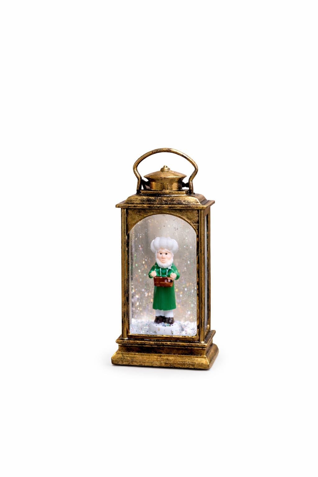 Decorative Lantern with Stereoscopic Decorations and Glitter Lights – Elegant Event Decor