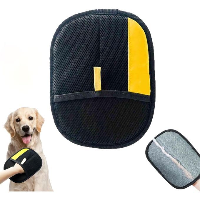 Pet Hair Remover Gloves and Loofahs for Cats and Dogs, Reusable Hair Removal Gloves for Cats & Dogs, Innovative Hair Removal Gloves