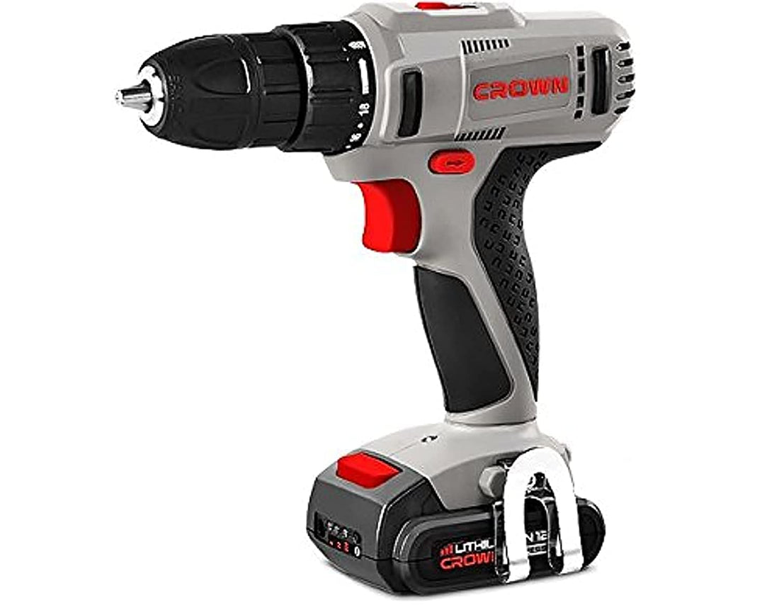 Crown ct21052lh 2 batteries operated drill - 12 volt