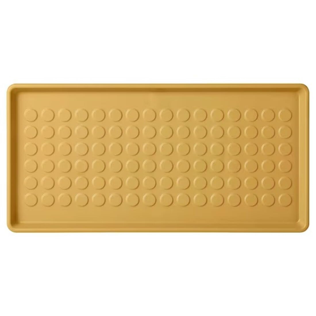 Digital Shoppy BAGGMUCK Shoe mat, in/outdoor/dark yellow, 71x35 cm (2 ' 4 "x1 ' 2 ")