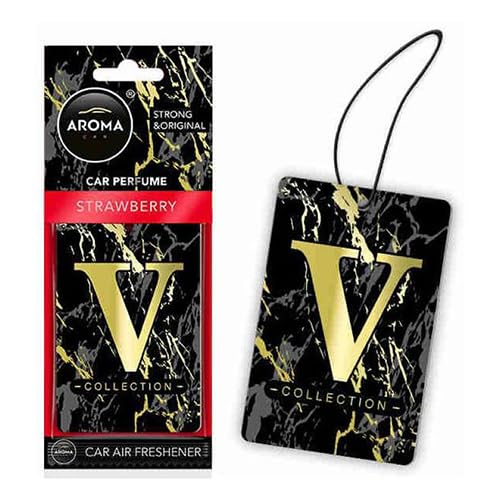 AROMA CEL V-Collection: Strawberry Car Air Freshener
