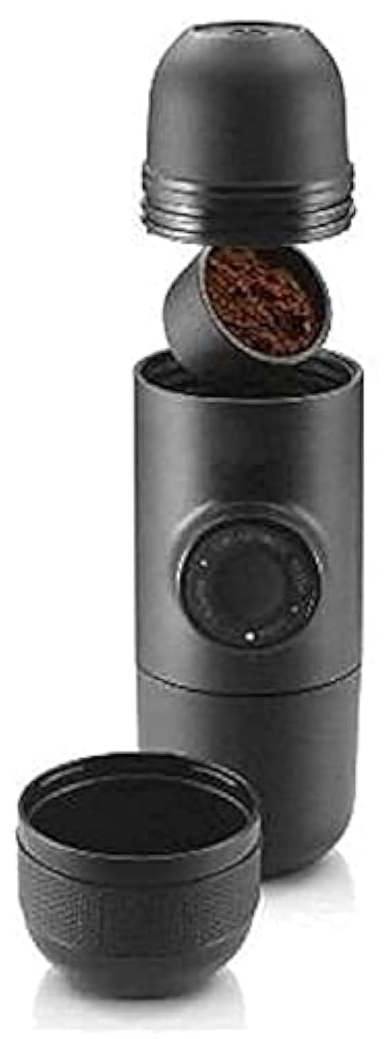 Manual Espresso Machine Portable espresso mini coffee maker, black