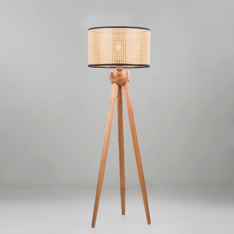 Nagafa Shop WFKN-4 Modern Floor Lamp, Beige
