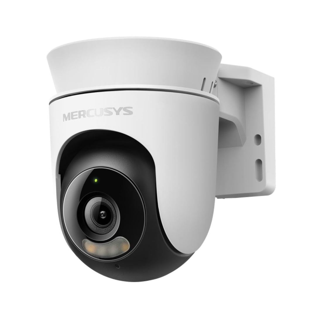 Mercusys 2K Outdoor Wired Pan/Tilt Security Wi-Fi Camera, 360° View, Motion Tracking, Works w/Alexa & Google Home, Color Night Vision, Free AI Detection, Mercusys MC510