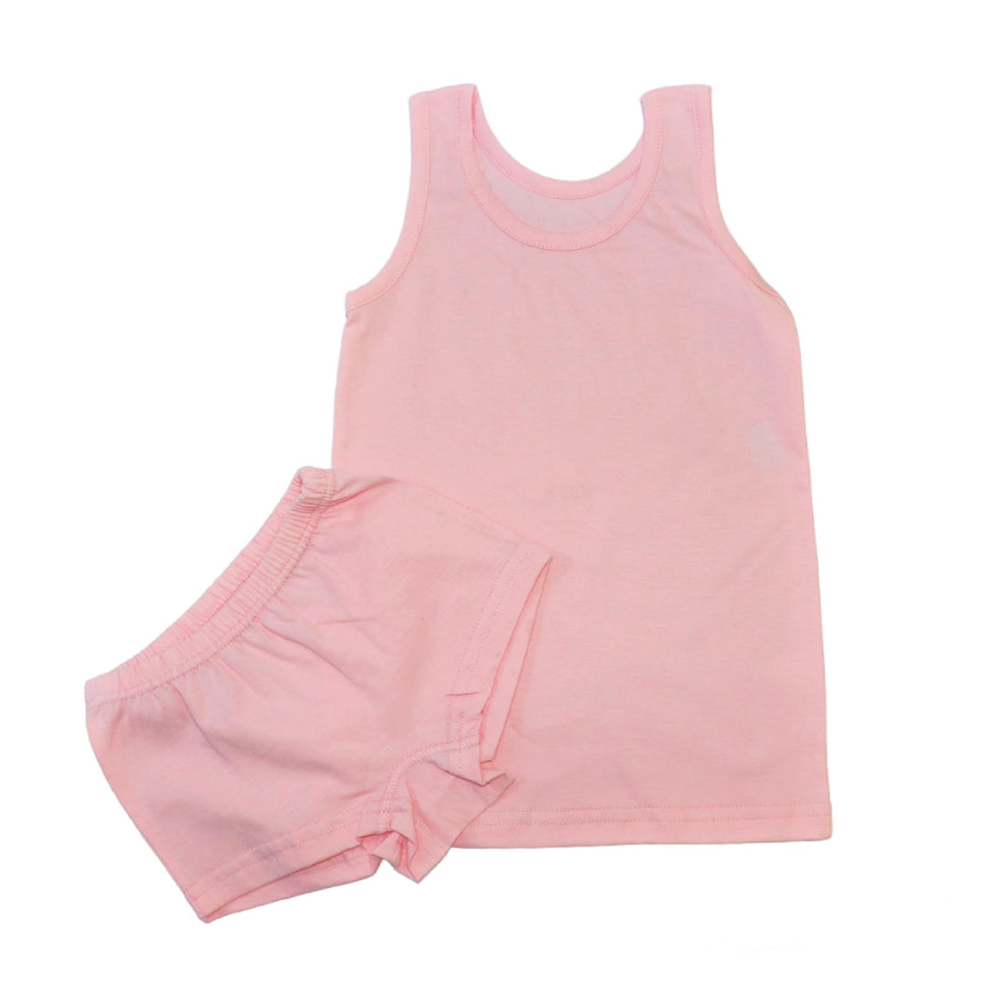 Papillon Girls Set Of 2 Pieces Sleeveless Undershirt&Underwear Cotton Base Layer Set (pack of 1)