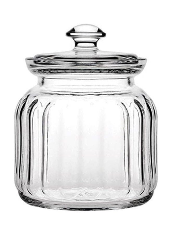 Glass Jar With Lid Clear 900ml
