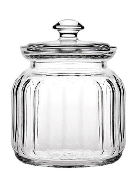 Glass Jar With Lid Clear 900ml