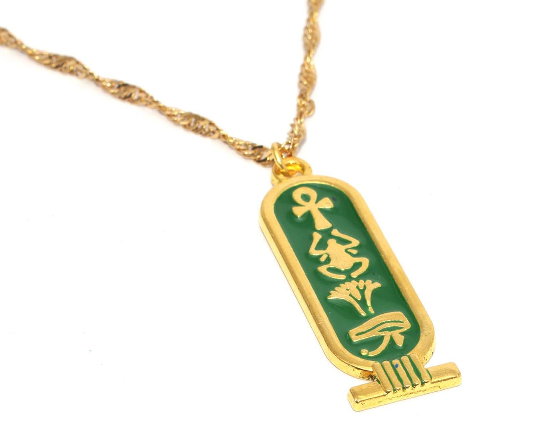 immatgar pharaonic cartridge necklace jewellery ancient Egyptian souvenirs gifts from Egypt Collectible Pharaohs
