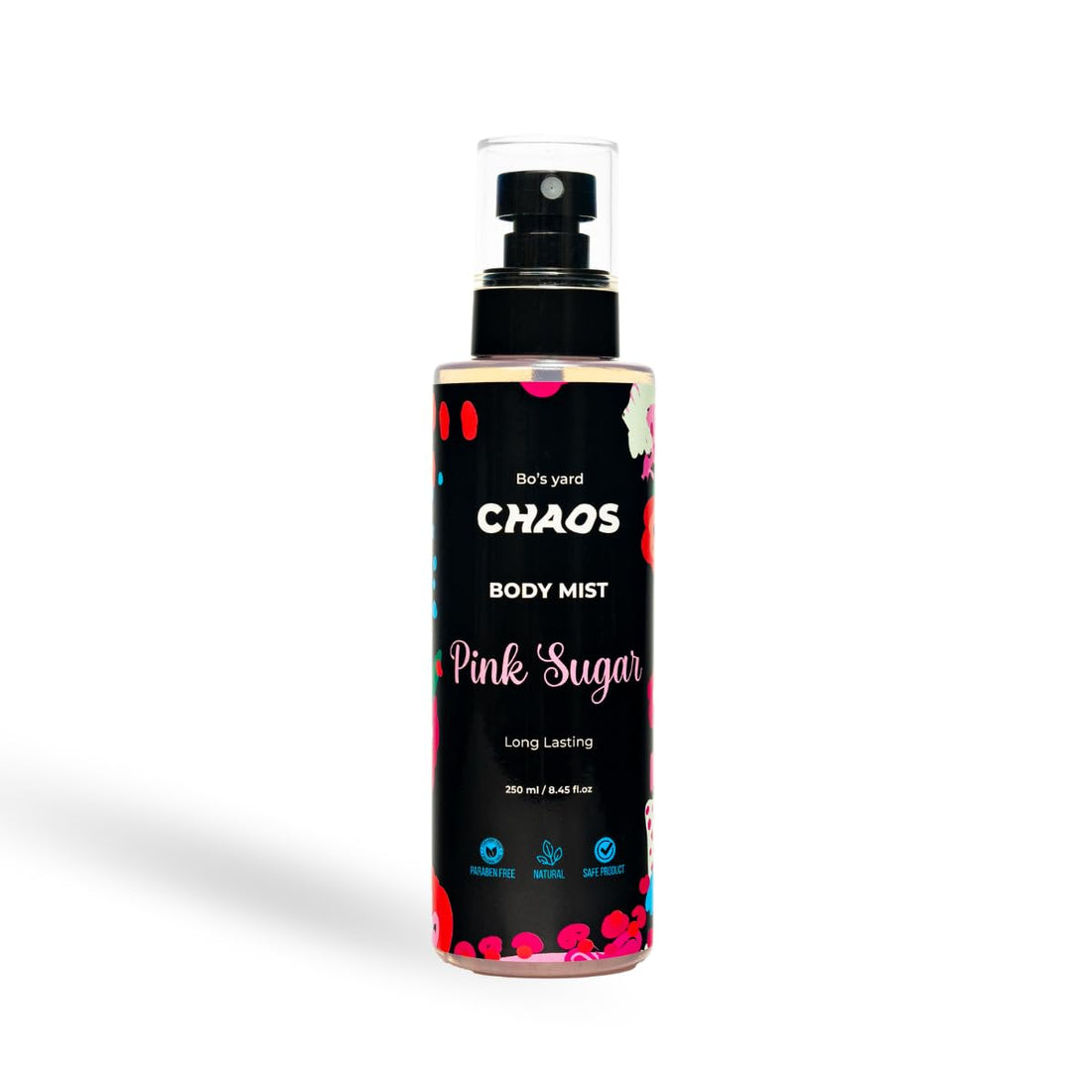 Chaos Body Mist - Pink Sugar, Long-Lasting Sweet Vanilla Fragrance | Flirty Sweet scent leaves Skin Soft & Moisturized | Paraben-Free, Daily Body Spray for Women & Teens, 250 ml