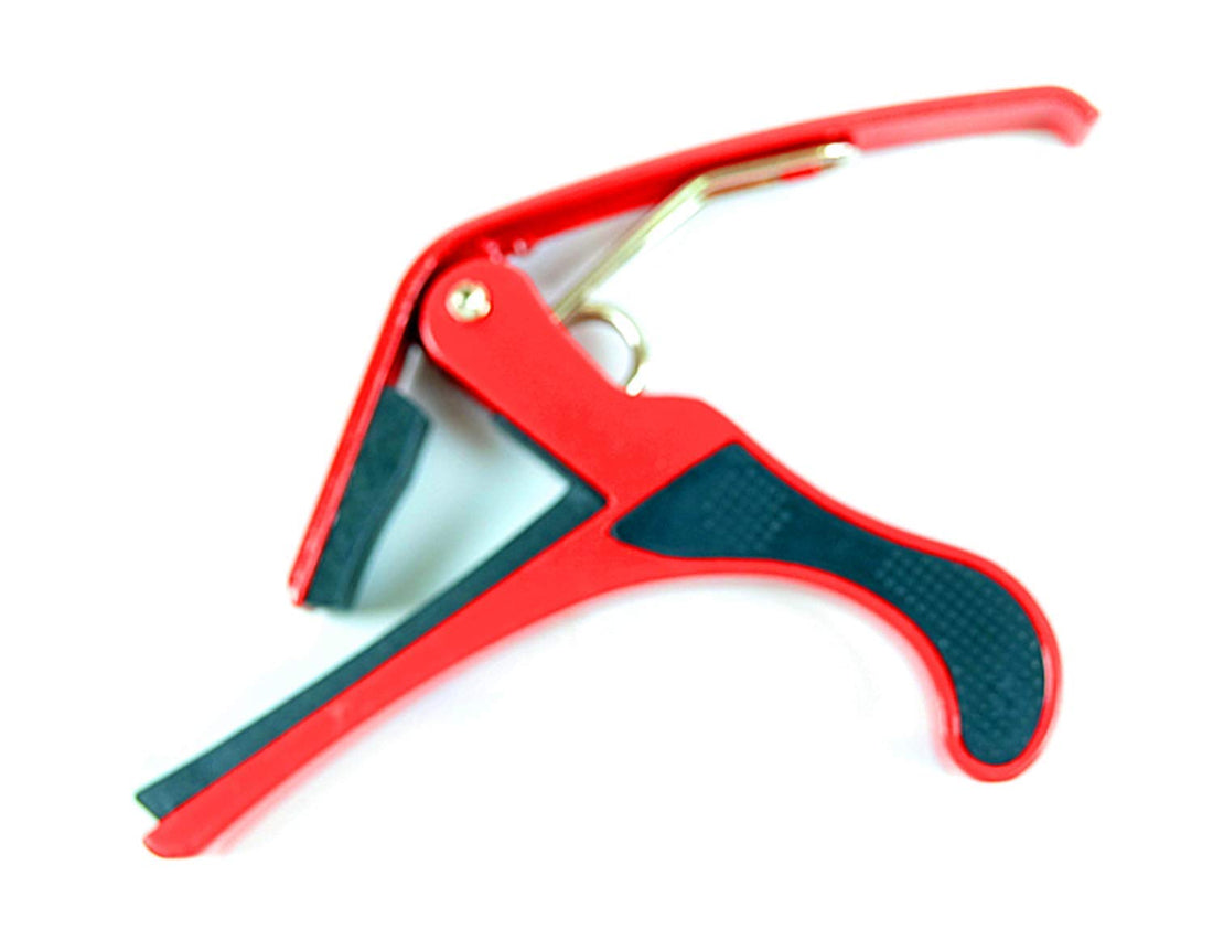 Quick Change Guitar Capo for 6 String Acoustic Electric Classic Trigger Guitar Bass Ukulele Banjo (red)