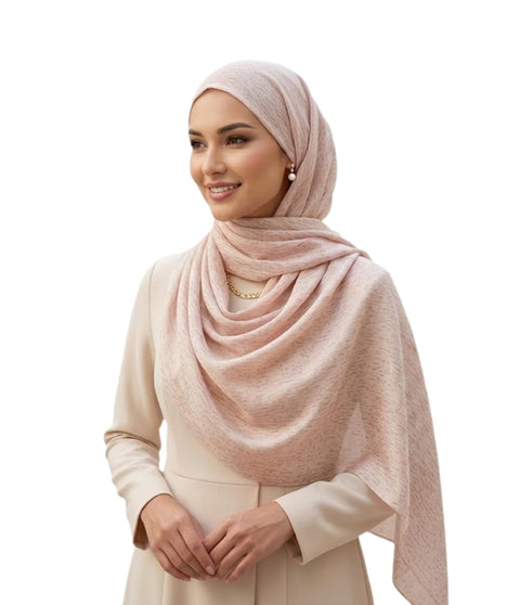 MAPKA Premium Hijab, Jersey Fabric, Solid Pattern, 2.75 Meters, Soft and Breathable, Islamic Headscarf, for Daily, Party, College Use