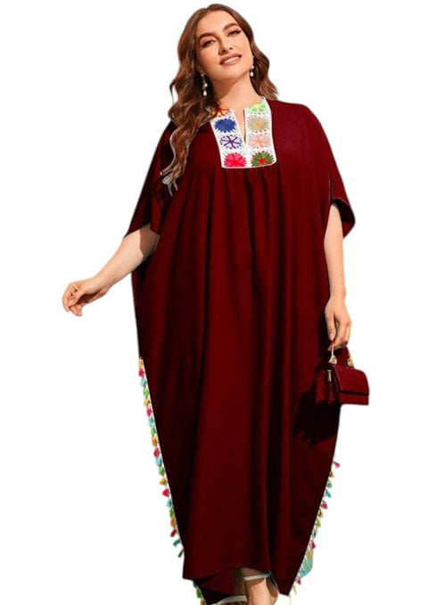 Women's Summer Home Abaya Half Sleeve Plus Size - Comfortable and Stylish Available in Multiple Colors