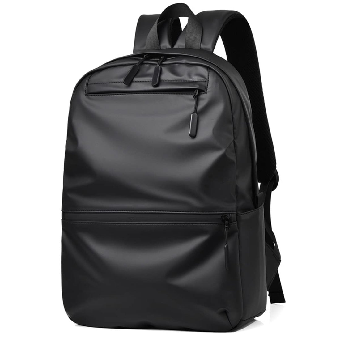 Men Laptop Backpack, Waterproof Backpack, Large Capacity Business Travel Backpack, Multiple Compartments Fits Laptop up to 14 Inches, Black, Como se muestra en la imagen