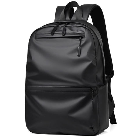 Men Laptop Backpack, Waterproof Backpack, Large Capacity Business Travel Backpack, Multiple Compartments Fits Laptop up to 14 Inches, Black, Como se muestra en la imagen