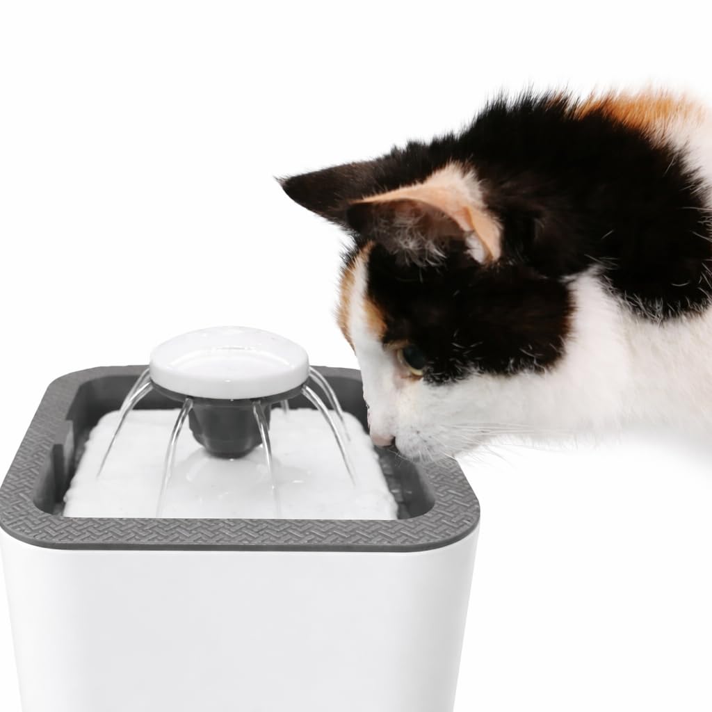 Pet Water Fountain Filtered Automatic Drinking Bowl For Cats And Dogs With Pump, BPA Free Recirculating Water Dispenser, Quiet Indoor Pet Supplies SB-277