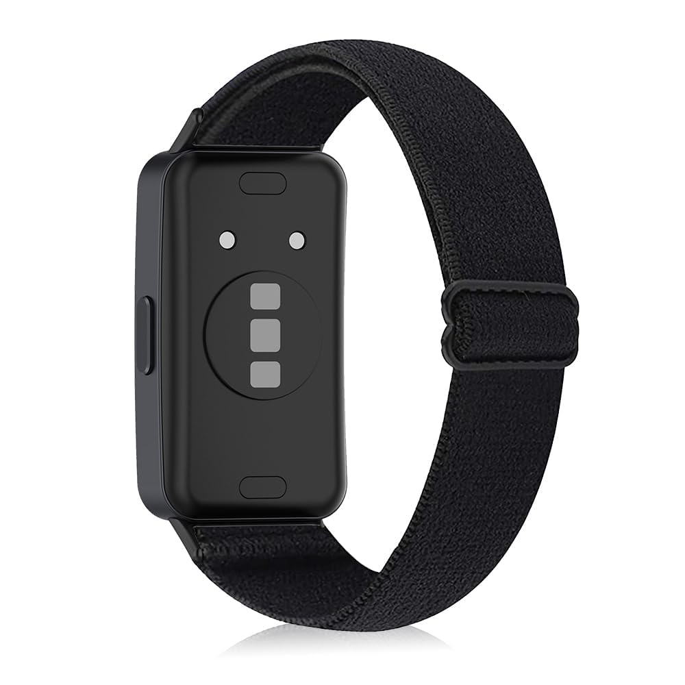 Dl3 Mobilak Strap Compatible with Honor Band 7 / Huawei Band 7, Soft Elastic Nylon Straps, Adjustable Stretchy Sports Replacement Bracelets Wristbands for Women Men