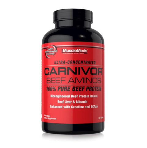 Carnivor Amino Tablets | 300 Count | Hydrolyzed Protein Source | Natural Amino Acid Support | Gluten Free, Non-GMO