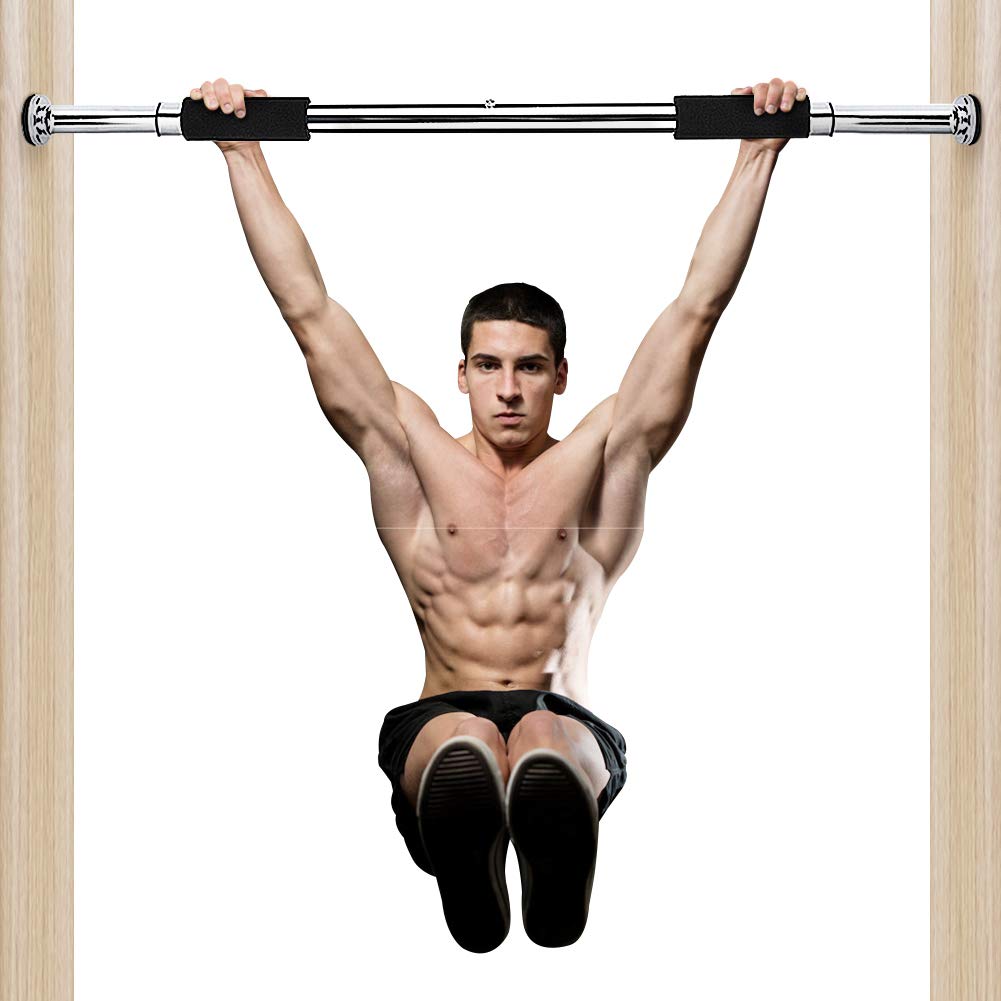 Yosoo Door Pull-Up Bar, Door 62-100 cm Adjustable Pull-Up Bar, Door Chin-Up Bar, Door Frame, Home Gymnastics Exercise Bars for 64-85 cm Door Frame