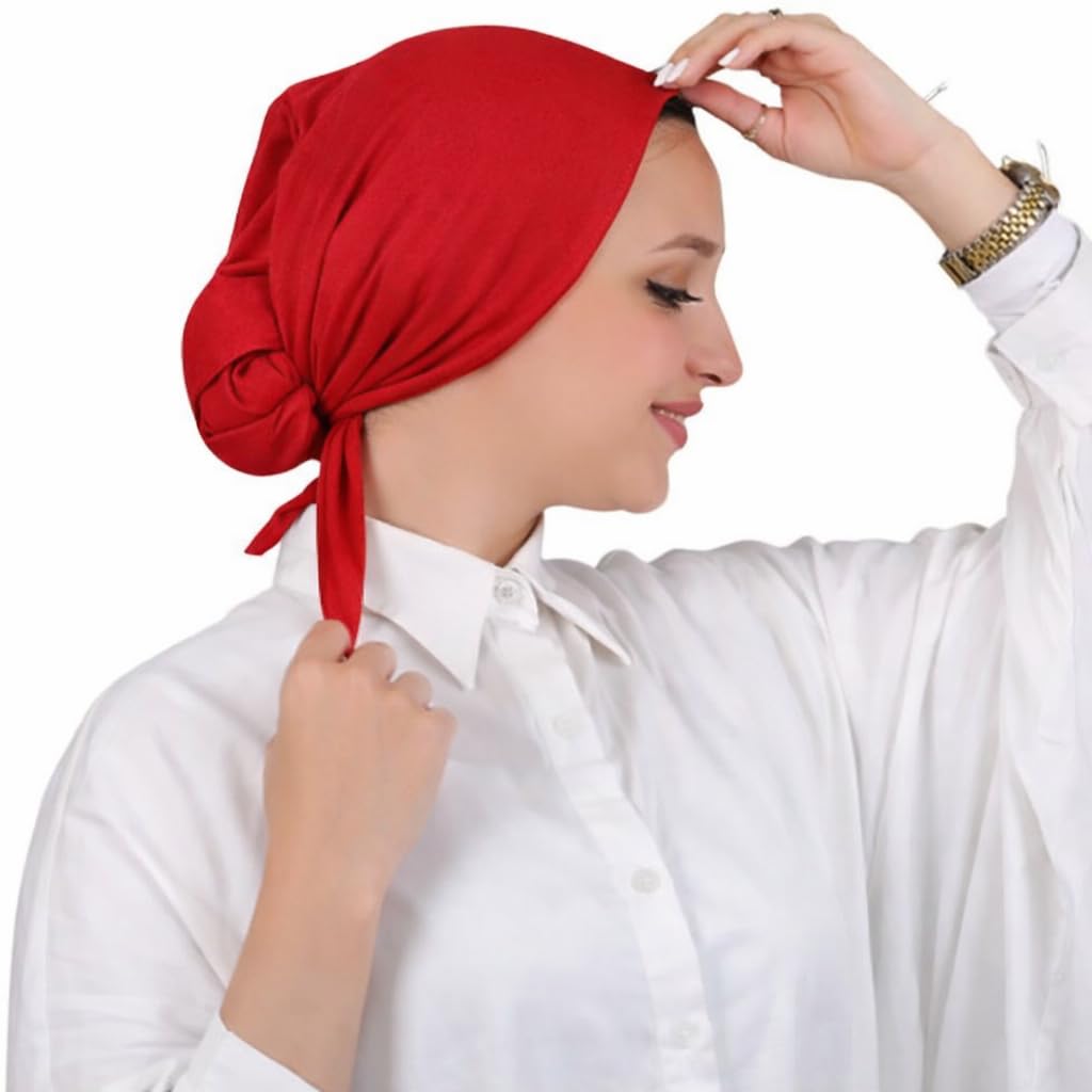 Women Bandana Head Scarf, Stretch Head Wrap for Hair Covering, Sports, Casual Wear and Daily Use, Soft Lightweight Fabric