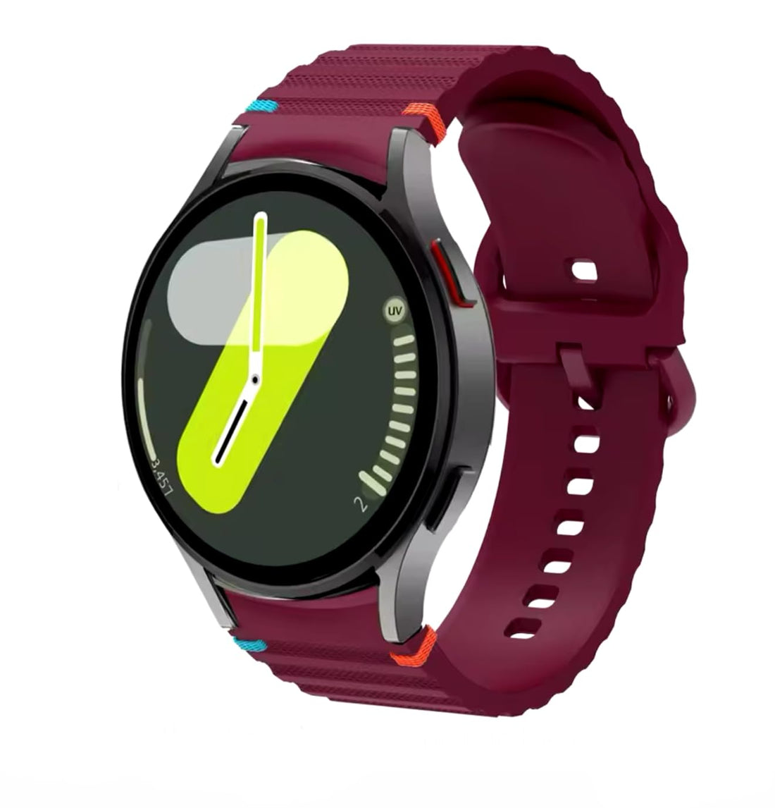 Fekra Official Silicone band for Samsung Galaxy Watch 7 FE 6 5 4 40mm 44mm/Watch 6 Classic 43mm 47mm/ Watch 5 Pro 45mm/ Watch 4 Classic 42mm 46mm, Silicone Replacement Wristband