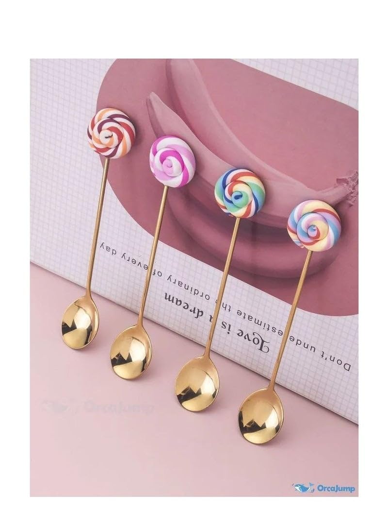 A different and distinctive formation of donuts and waffle spoons in all colors, each more elegant and beautiful than the other ðŸŽ€ðŸ¤—