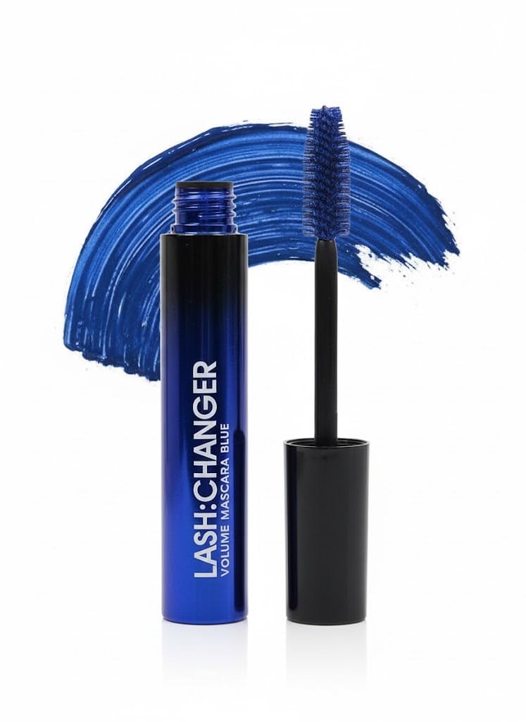 Mascara DEEP BLUE Waterproof, Volume and Length Waterproof-Extra Long Thick,Lengthening,False Lash Effect