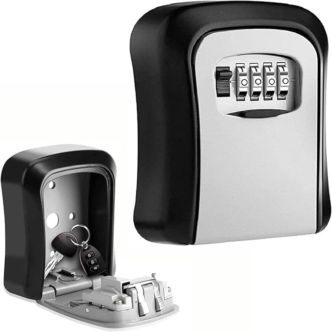 Wall Mounted Key Lock - Strong Secret Code Lock Yields More Than A Key Easily Durable Material Withstands Sun And Rain Suitable For Home – Office – Work – Chalet Perfect Multi Color
