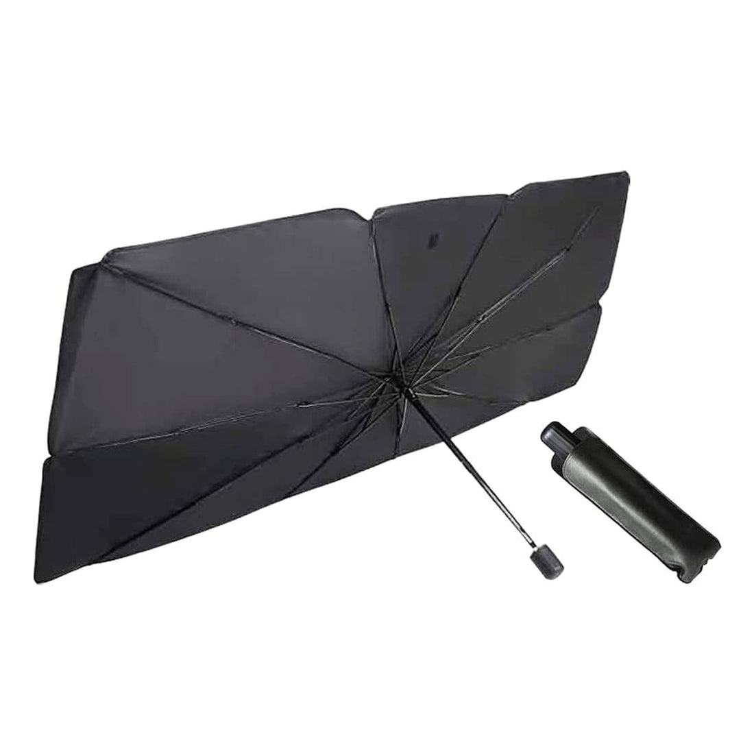 Car Umbrella Sun Shade Cover, Foldable Sun Shades Car for Windshield Parasol to Keep Your Vehicle Cool and Damage Free, Block Heat UV Rays Sun Visor Protector, Easy to Use (SIZE L (57 * 31.1 inches))